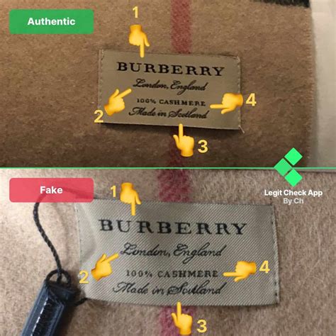 how to tell if burberry scarf is real or fake|authentic burberry cashmere scarf.